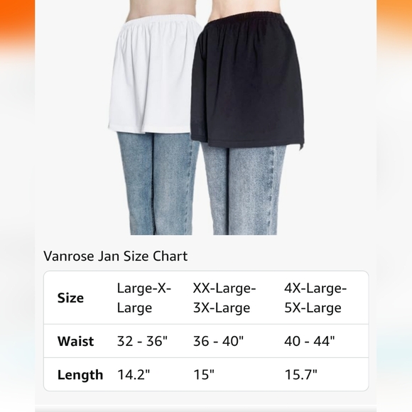 5 mini skirt / shirt extenders. See description for more info. NWT - Picture 3 of 4